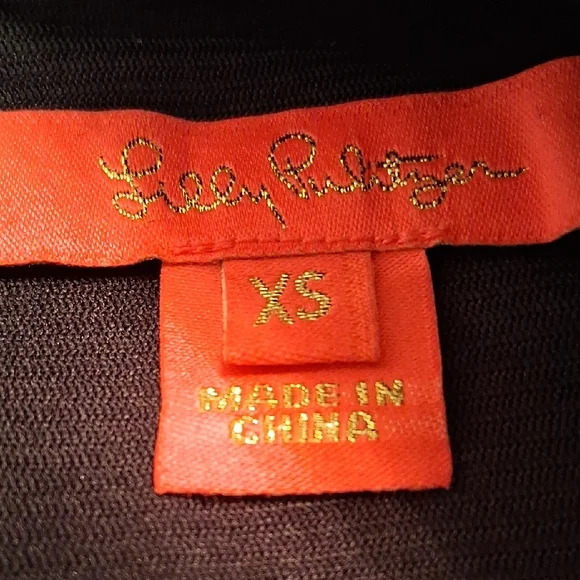 Lilly Pulitzer Navy Blue Sheath Mini Dress with Mock Neck. XS. - Picture 9 of 9